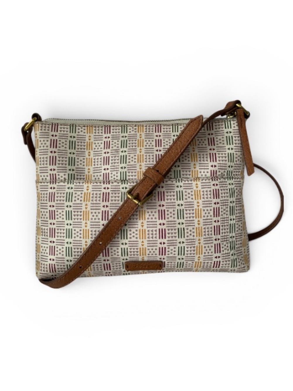 Fossil Fiona Small Crossbody Bag | Geometric Pattern | ZB7270